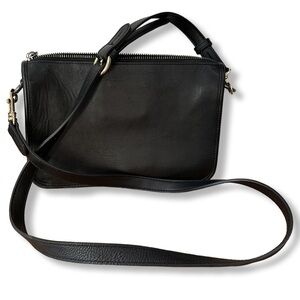Coach Heritage Bag Black Leather